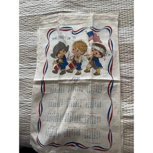 The Spirit of '76 Tea Towel Calendar Hallmark American Flag Kids Music Parade